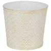 Maceta TINO de hierro blanco 24.5cm