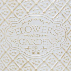 Maceta TINO de hierro blanco 24.5cm