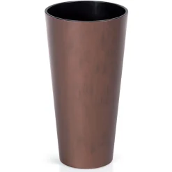 Maceta Tubus Slim Corten 57x30Cm