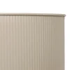 Macetero AZE de metal beige 44,3cm