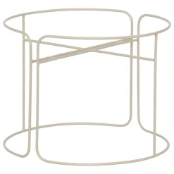 Macetero AZE de metal beige 44,3cm