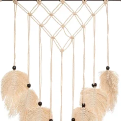Macramé SAFARI beige 68x45cm