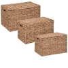 Maleta ORIGINES beige de rafia 42x70cm