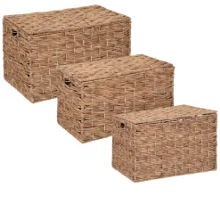 Maleta ORIGINES beige de rafia 42x70cm