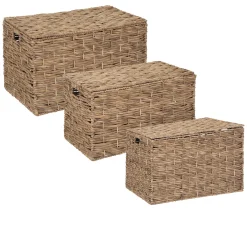 Maleta ORIGINES beige de rafia 38x64cm