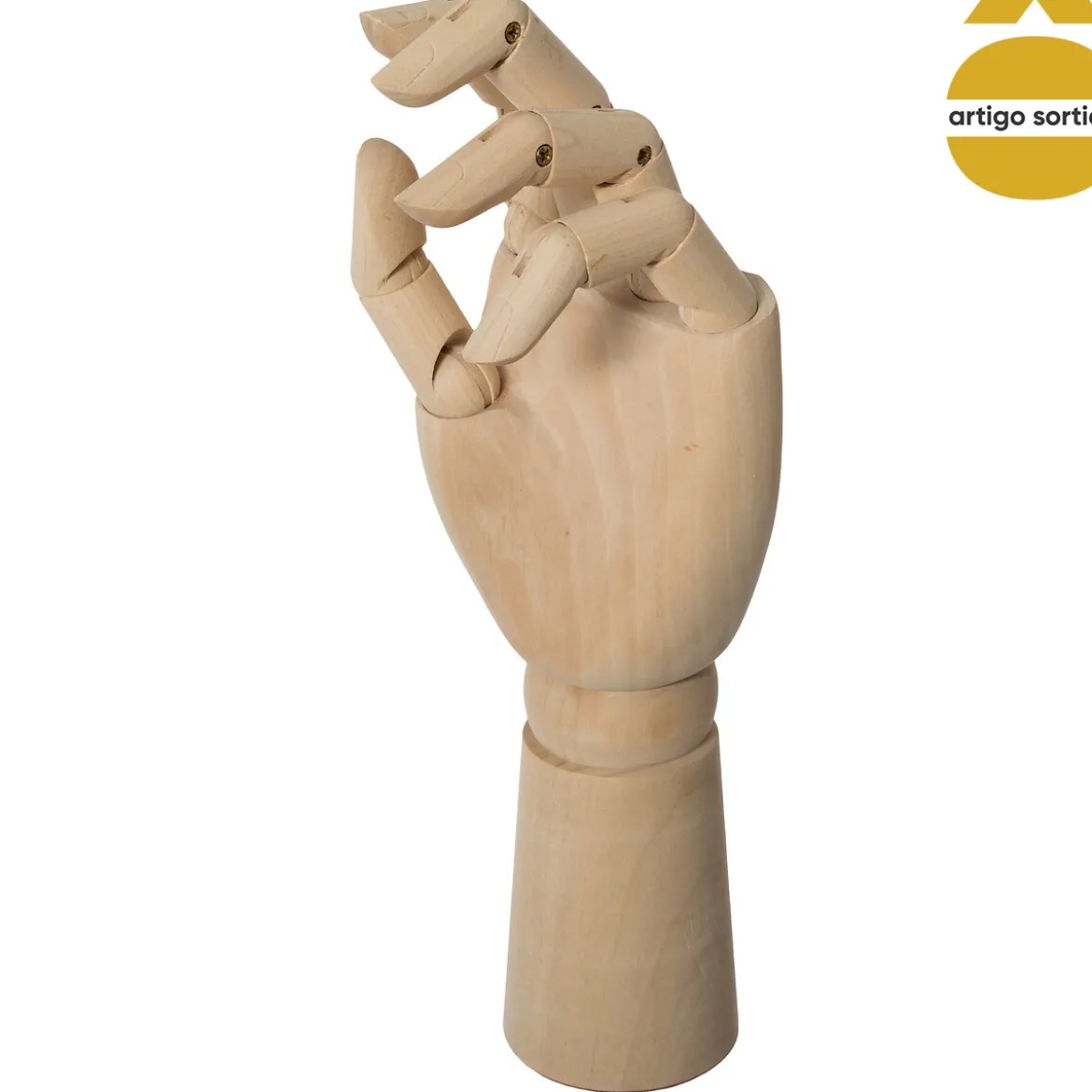 Mano Decorativa De Madera 9x7x30Cm