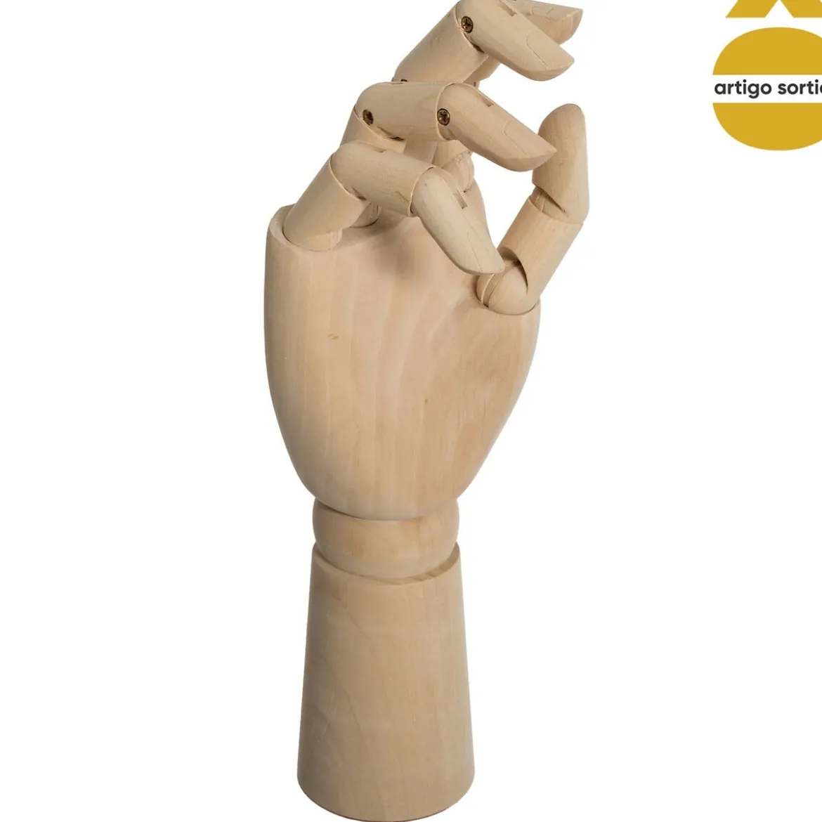 Mano Decorativa De Madera 9x7x30Cm