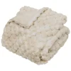 Manta ADRIEL beige pelo 180x230cm