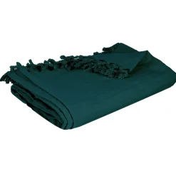 Manta C/Flecos Azul 160x220Cm