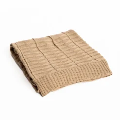 Manta CHEVRON beige 130x160cm