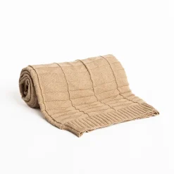 Manta CHEVRON beige 130x160cm