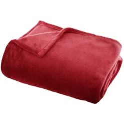 Manta Coralina Roja 130x180Cm