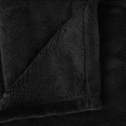 Manta de microfibra negra 180x230cm