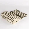 Manta ELM beige y verde 130x160cm