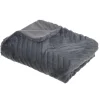 Manta Geo 3D Gris 120x160Cm