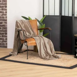Manta Microfibra Lino 180x230Cm