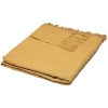 Manta Ocre Con Flecos 230x250cm