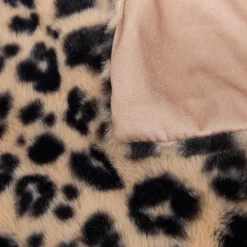 Manta ORANA leopardo pelo 120x160cm