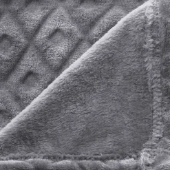 Manta Rombos 3D Gris 125x150Cm