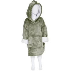 Manta Sudadera Capucha Dino 60x95Cm