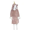 Manta Sudadera Capucha Unicornio 60x95Cm