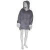 Manta Sudadera C/Capucha Gris