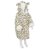 Manta Sudadera Con Capucha Leopardo