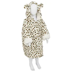 Manta Sudadera Con Capucha Leopardo