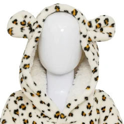 Manta Sudadera Con Capucha Leopardo