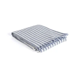 Mantel de mesa SLUB STRIPES azul 140x240cm