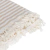 Mantel de mesa SLUB STRIPES beige 140x240cm