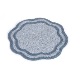 Mantel individual AVELINE azul D38cm