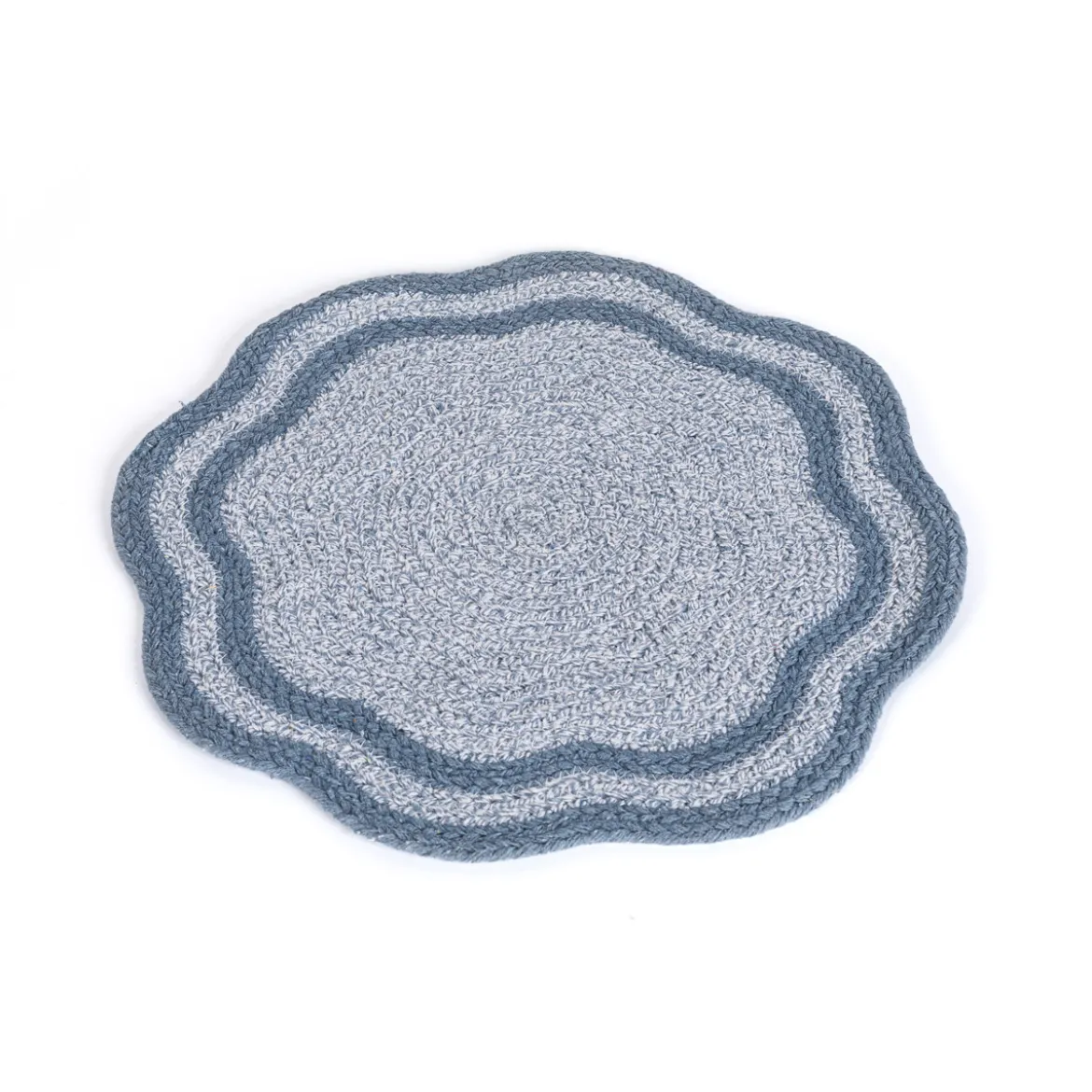 Mantel individual AVELINE azul D38cm