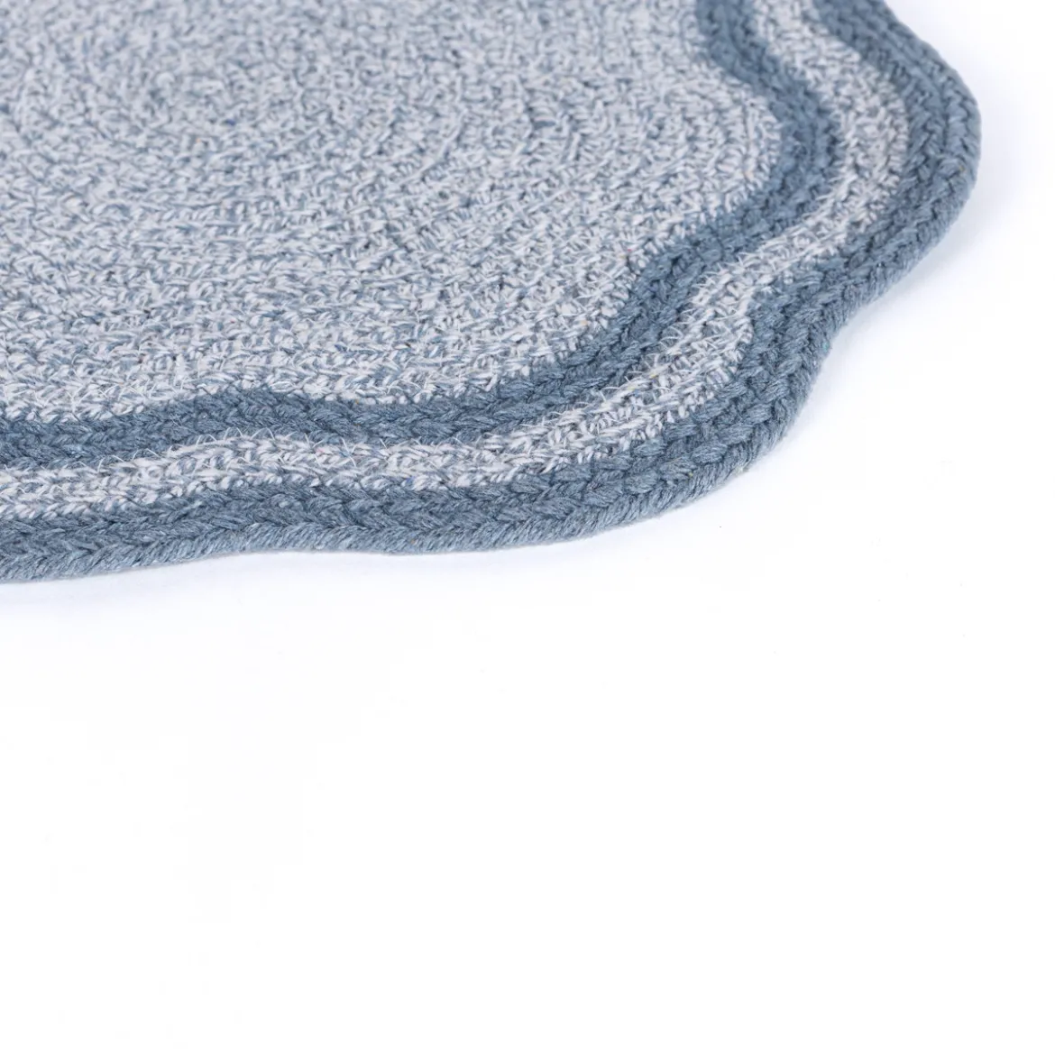Mantel individual AVELINE azul D38cm