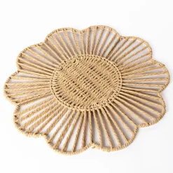 Mantel individual BLOOMY beige 38cm