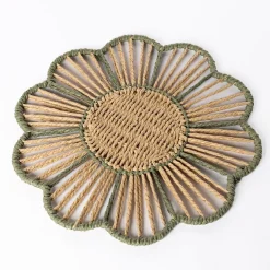 Mantel individual BLOOMY verde 38cm