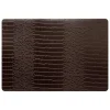 Mantel individual CROCO marrón 33x49cm