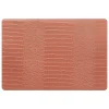 Mantel individual CROCO naranja 33x49cm