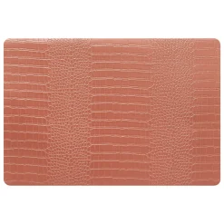 Mantel individual CROCO naranja 33x49cm