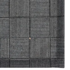 Mantel individual geométrico negro 30x45cm