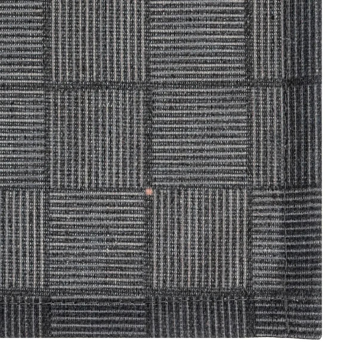 Mantel individual geométrico negro 30x45cm