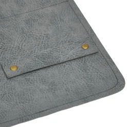 Mantel individual GLENN gris D45cm