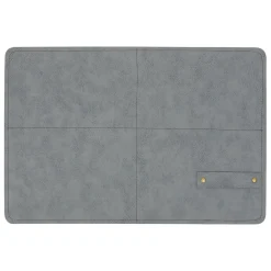 Mantel individual GLENN gris D45cm