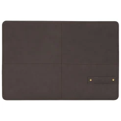 Mantel individual GLENN marrón D45cm