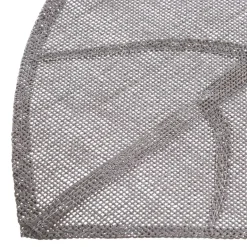 Mantel Individual Hoja Gris 50x33Cm