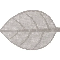 Mantel Individual Hoja Gris 50x33Cm