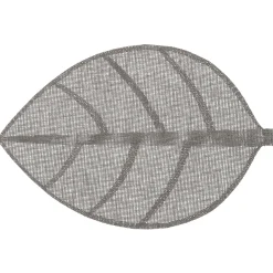 Mantel Individual Hoja Gris 50x33Cm