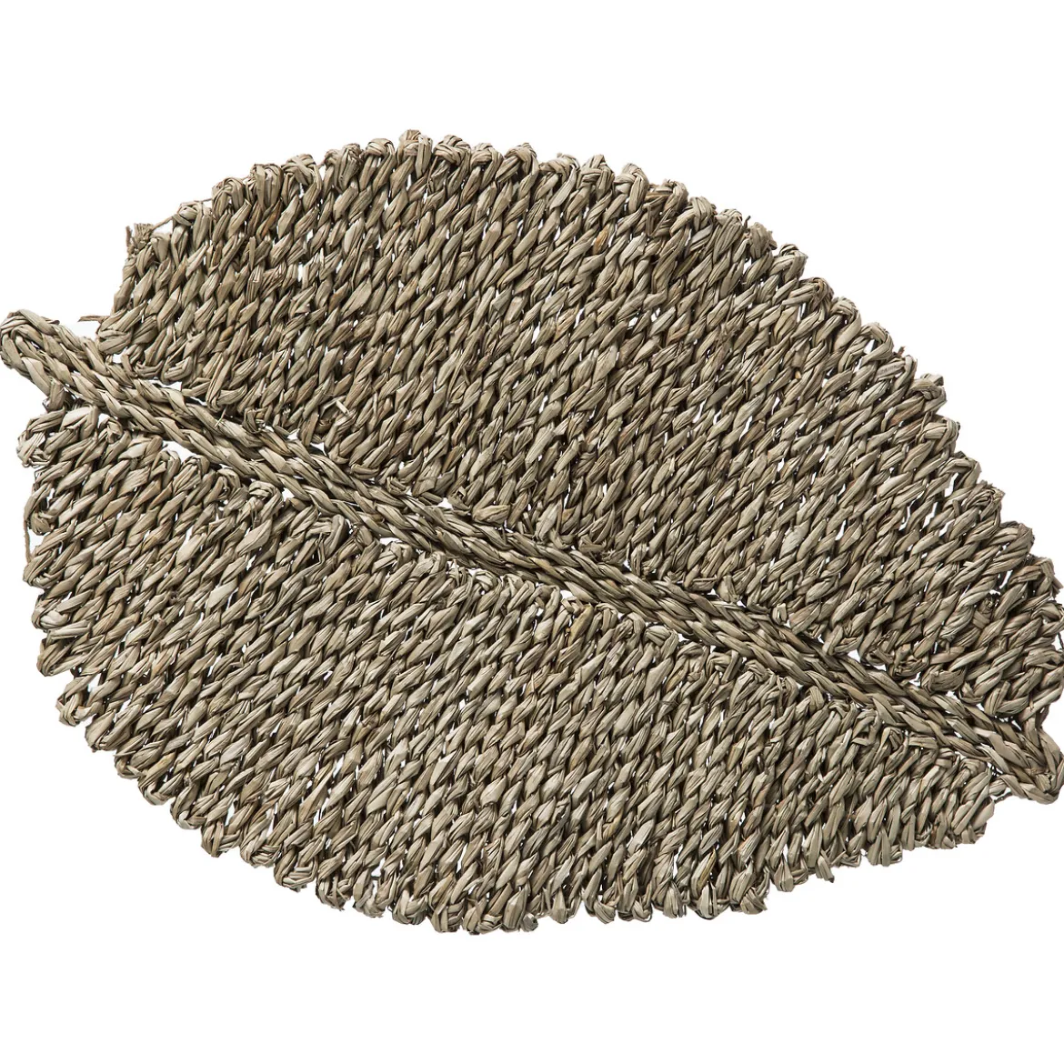 Mantel individual HOJA marrón de seagrass