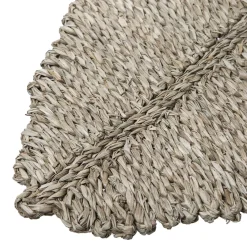 Mantel individual HOJA marrón de seagrass