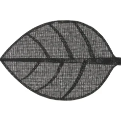 Mantel Individual Hoja Negra 50x33Cm
